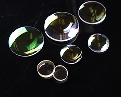 Plankonvexlinse aus Quarzglas